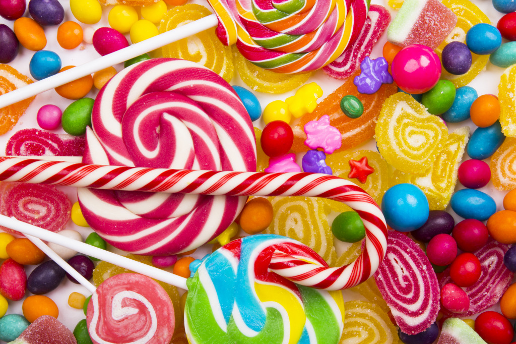 Colorful Candy jigsaw puzzle in Food & Bakery puzzles on TheJigsawPuzzles.com