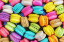 Colorful Macaron Closeup