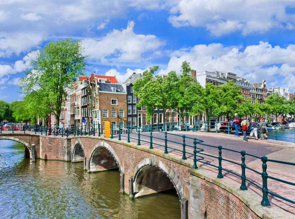 Amsterdam Canal Belt jigsaw puzzle in Bridges puzzles on TheJigsawPuzzles.com