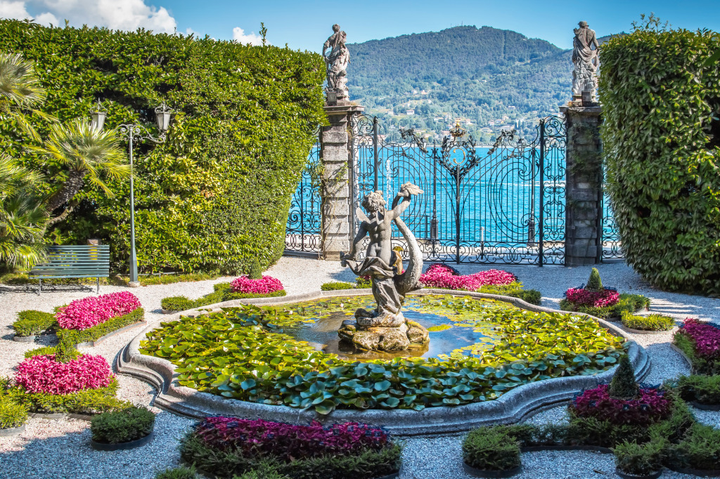 Villa Carlotta, Como Lake, Italy jigsaw puzzle in Puzzle of the Day puzzles on TheJigsawPuzzles.com