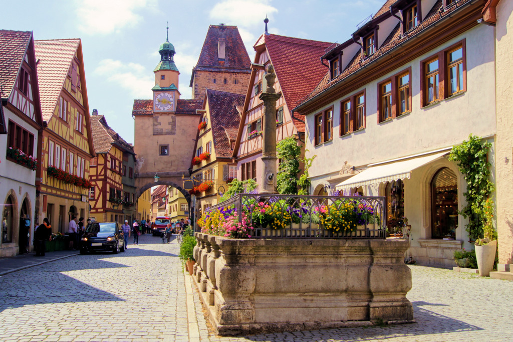 Rothenburg Ob der Tauber, Germany jigsaw puzzle in Street View puzzles on TheJigsawPuzzles.com