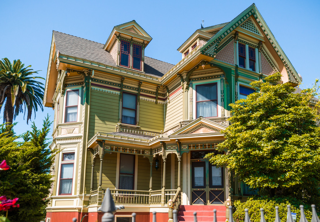 Old Victorian House in LA jigsaw puzzle in Street View puzzles on TheJigsawPuzzles.com