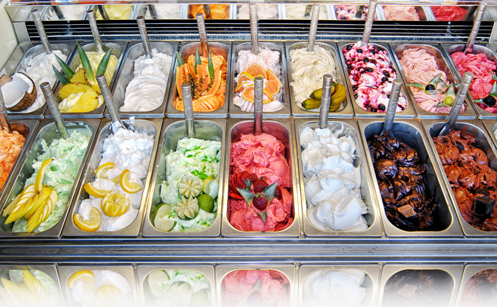 Assorted Ice Cream jigsaw puzzle in Food & Bakery puzzles on TheJigsawPuzzles.com
