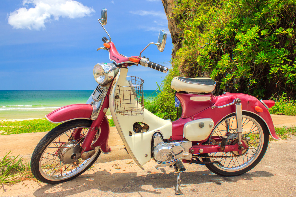 Tung Sang Beach, Thailand jigsaw puzzle in Cars & Bikes puzzles on TheJigsawPuzzles.com