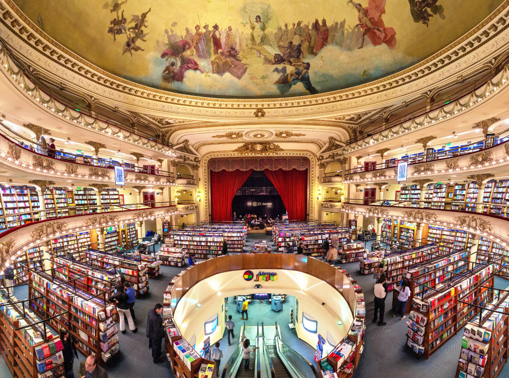 El Ateneo Book Store, Buenos Aires jigsaw puzzle in Puzzle of the Day puzzles on TheJigsawPuzzles.com