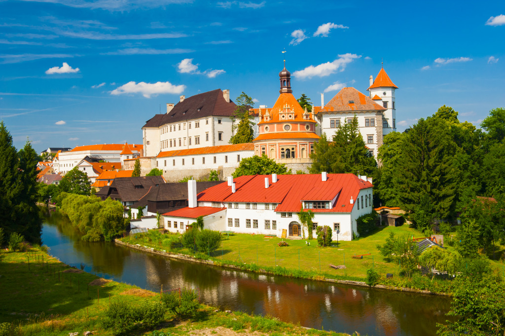 Jindrichuv Hradec Castle, Czech Republic jigsaw puzzle in Castles puzzles on TheJigsawPuzzles.com