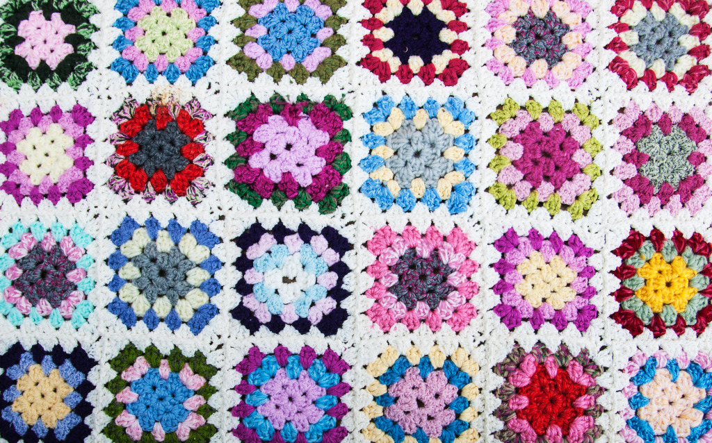 Granny Squares jigsaw puzzle in Handmade puzzles on TheJigsawPuzzles.com