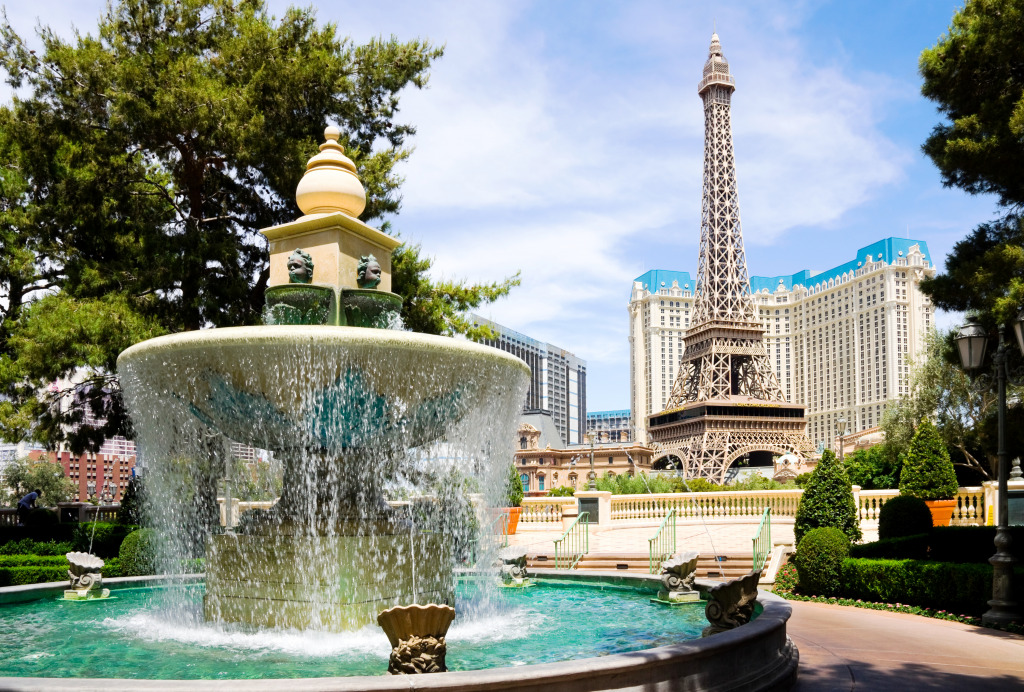 Paris Las Vegas jigsaw puzzle in Waterfalls puzzles on TheJigsawPuzzles.com