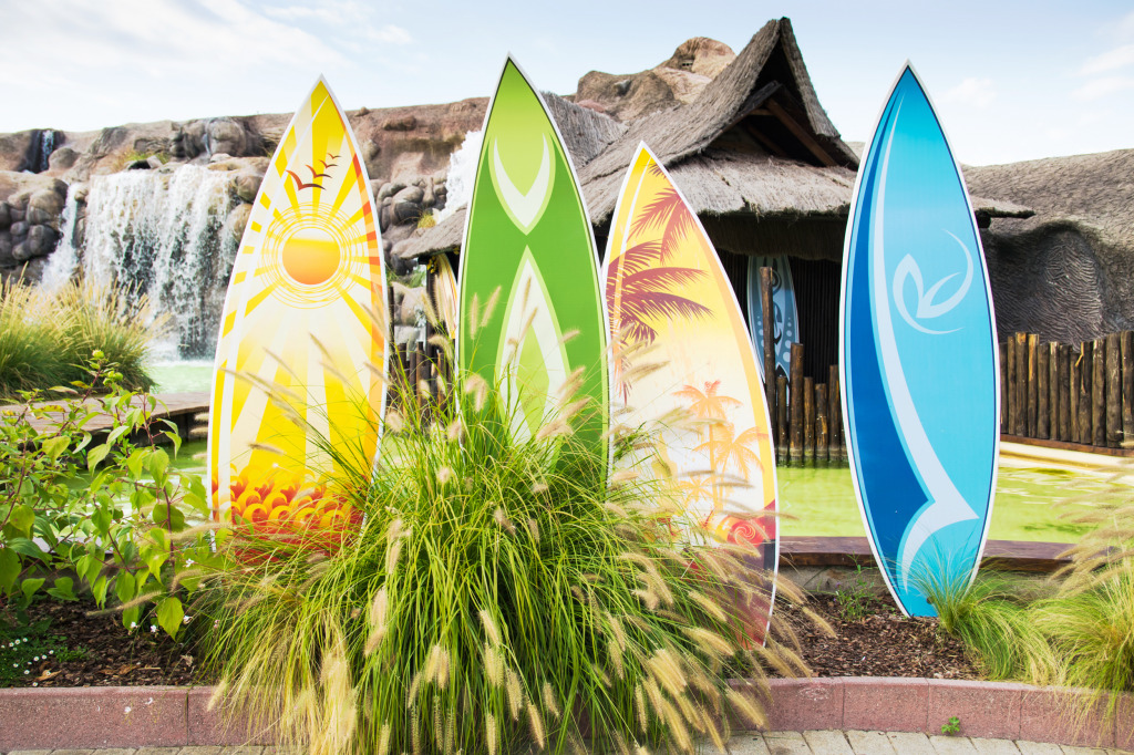 Hawaiian Surfboards jigsaw puzzle in Waterfalls puzzles on TheJigsawPuzzles.com