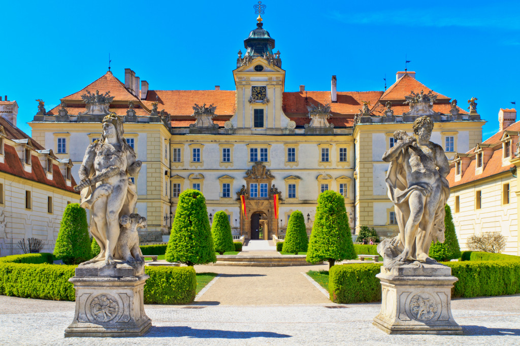 Castle Valtice, Czech Republic jigsaw puzzle in Castles puzzles on TheJigsawPuzzles.com