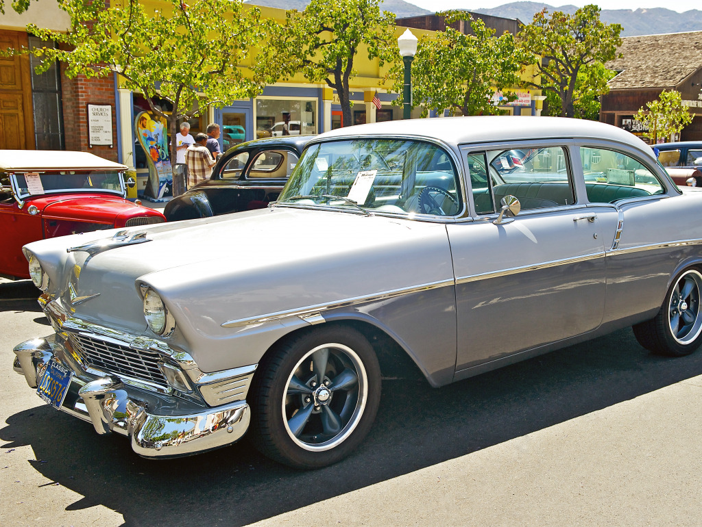 1956 Chevy 210, Montrose Car Show jigsaw puzzle in Puzzle of the Day puzzles on TheJigsawPuzzles.com