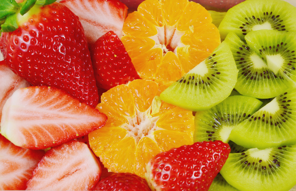 Colorful Slices jigsaw puzzle in Fruits & Veggies puzzles on TheJigsawPuzzles.com