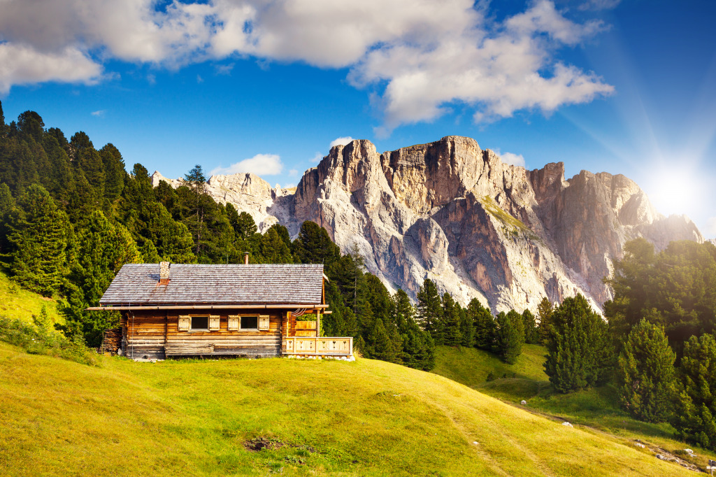 Pizes de Cir Ridge, Dolomites jigsaw puzzle in Great Sightings puzzles on TheJigsawPuzzles.com