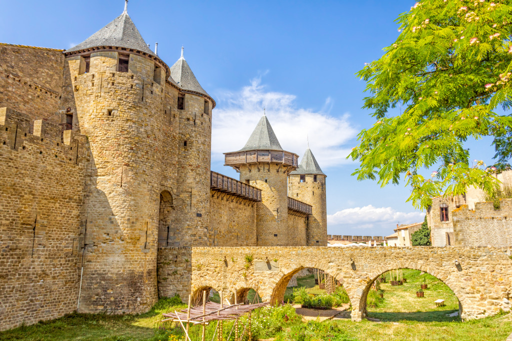 Carcassonne Castle, France jigsaw puzzle in Castles puzzles on TheJigsawPuzzles.com