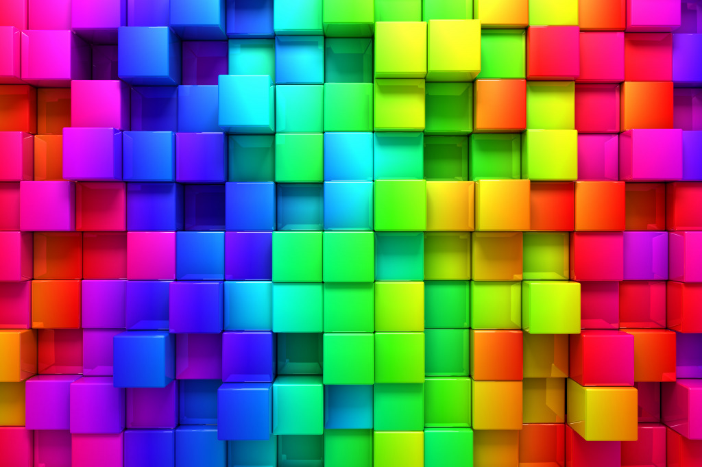 Boxed Rainbow jigsaw puzzle in Puzzle of the Day puzzles on TheJigsawPuzzles.com
