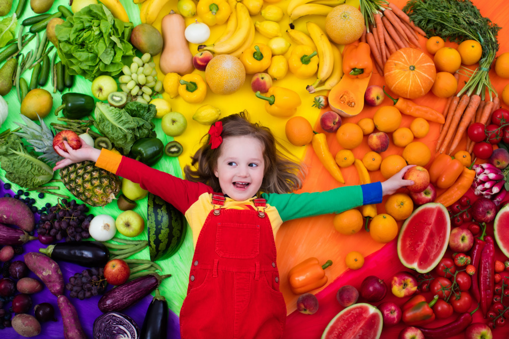 Rainbow of Fruits jigsaw puzzle in Fruits & Veggies puzzles on TheJigsawPuzzles.com