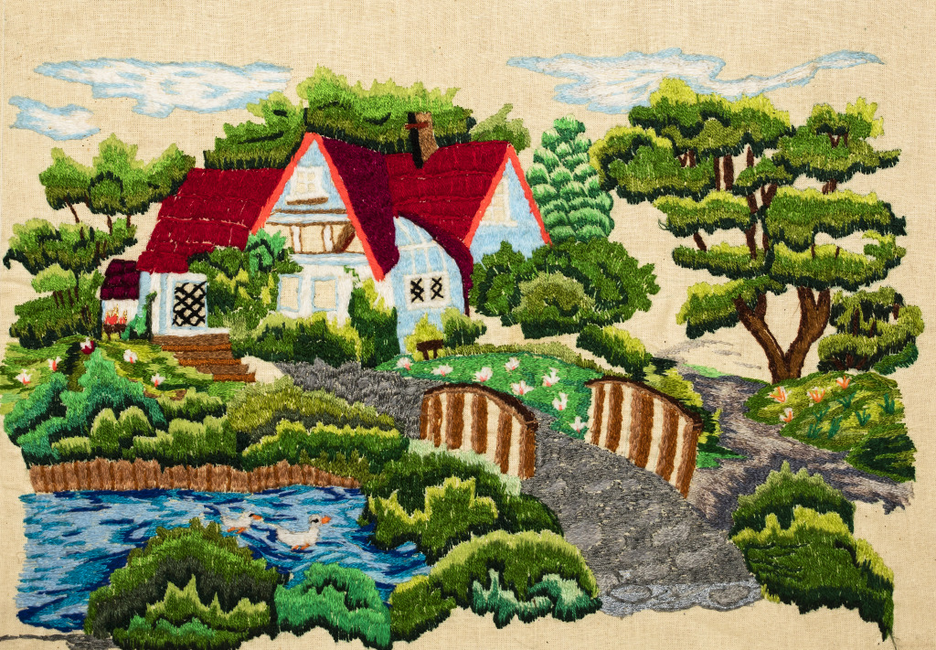 Ukrainian Folk Embroidery jigsaw puzzle in Handmade puzzles on TheJigsawPuzzles.com