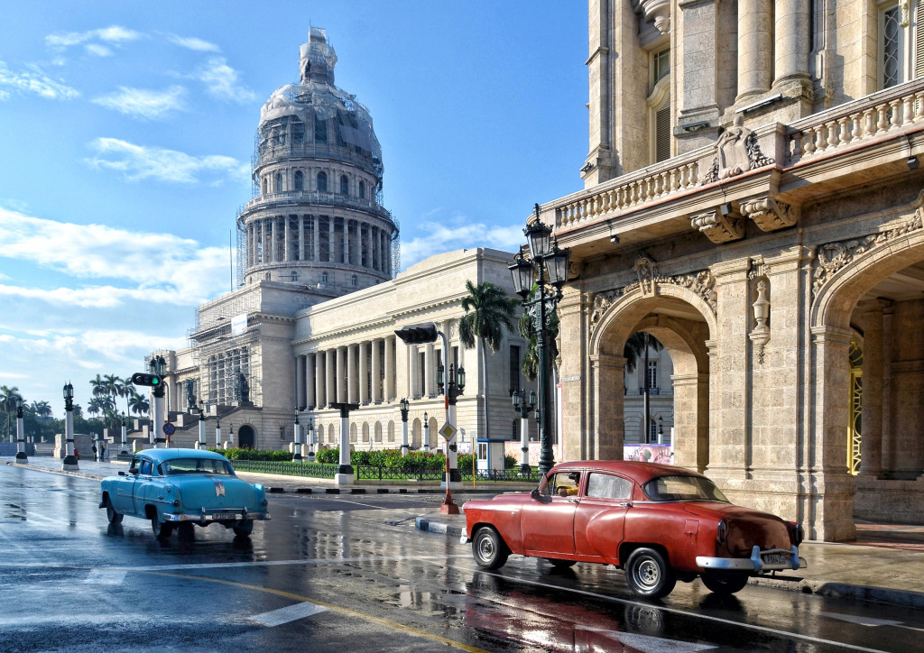 Havana Capitol jigsaw puzzle in Puzzle of the Day puzzles on TheJigsawPuzzles.com
