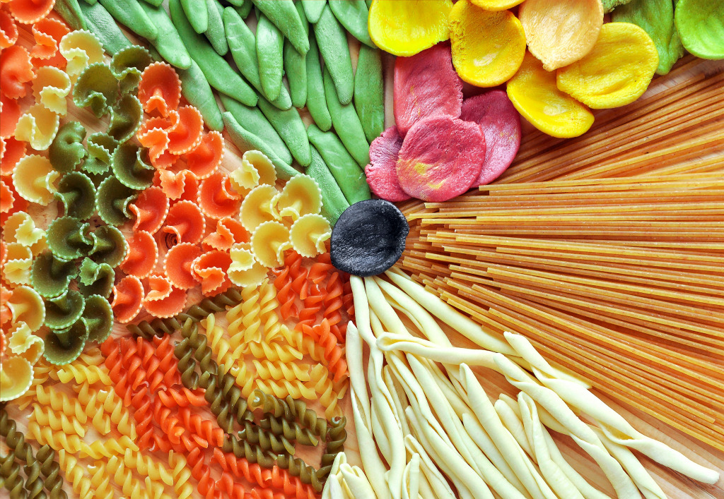 Assortment of Pasta jigsaw puzzle in Macro puzzles on TheJigsawPuzzles.com