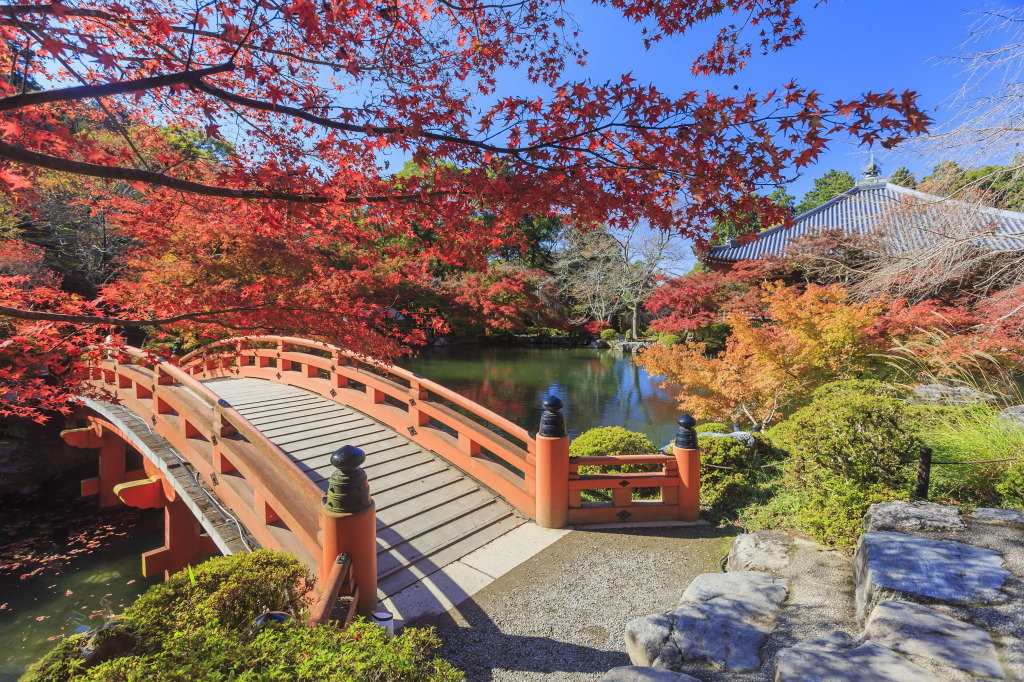 Daigoji Temple, Japan jigsaw puzzle in Bridges puzzles on TheJigsawPuzzles.com