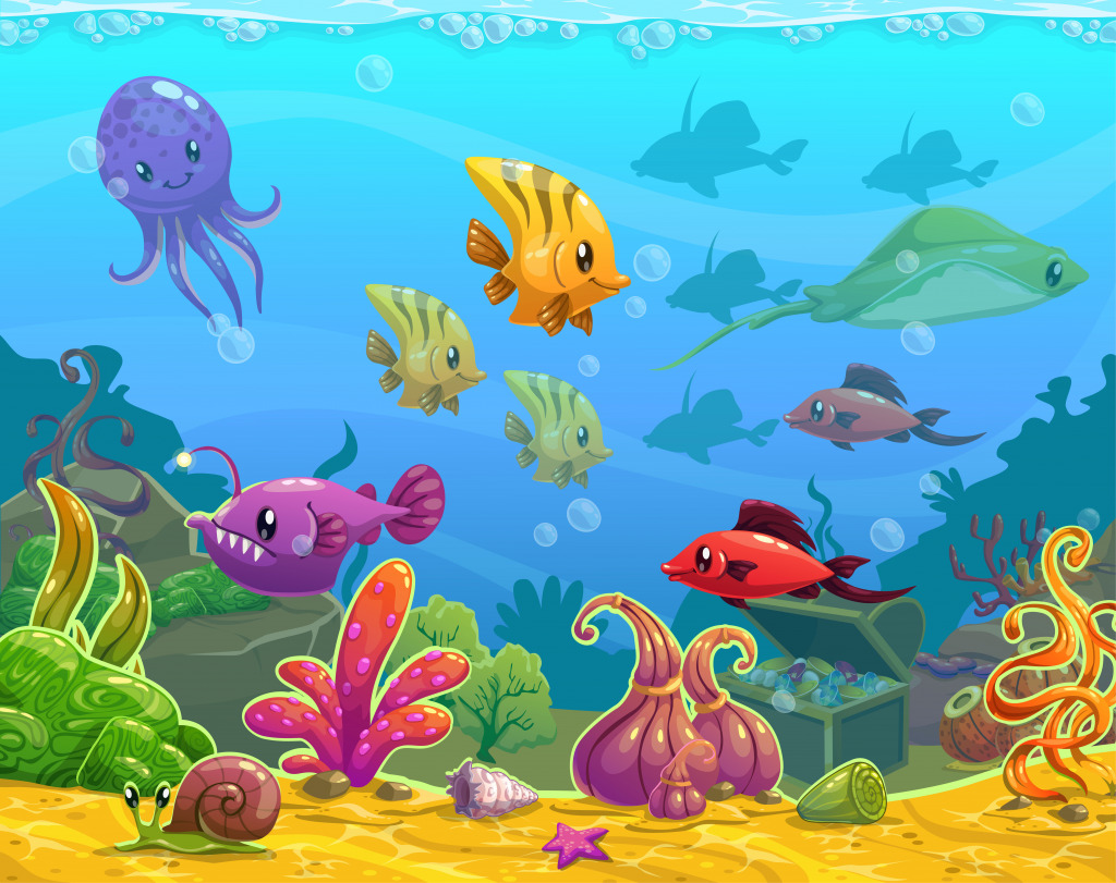 Sea Life jigsaw puzzle in Under the Sea puzzles on TheJigsawPuzzles.com