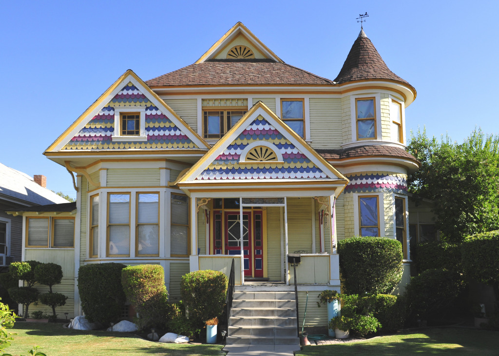 Victorian House in Central California jigsaw puzzle in Street View puzzles on TheJigsawPuzzles.com