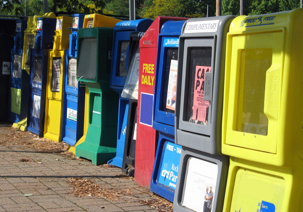 Periodical Vending Machines jigsaw puzzle in Puzzle of the Day puzzles on TheJigsawPuzzles.com