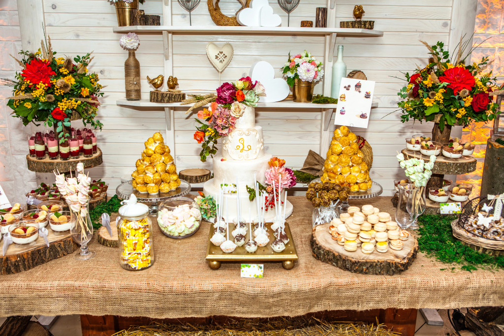 Dessert Table jigsaw puzzle in Food & Bakery puzzles on TheJigsawPuzzles.com