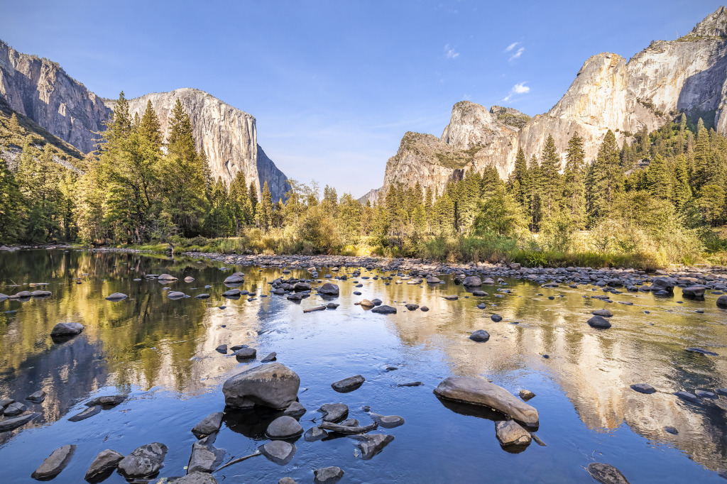 Merced River, Yosemite National Park jigsaw puzzle in Great Sightings puzzles on TheJigsawPuzzles.com