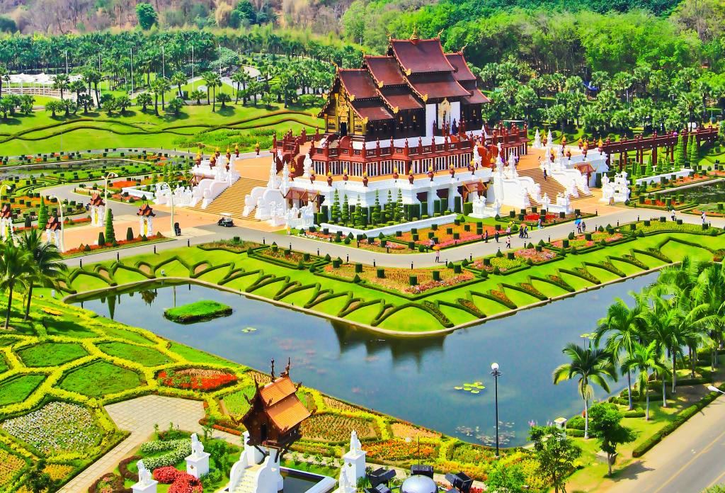 Horkumluang Temple, Chiang Mai, Thailand jigsaw puzzle in Great Sightings puzzles on TheJigsawPuzzles.com