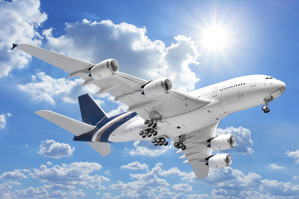 Airplane in the Sky jigsaw puzzle in Aviation puzzles on TheJigsawPuzzles.com