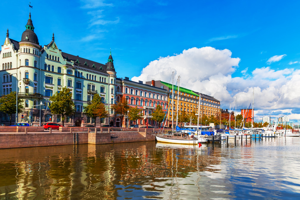 Old Town of Helsinki, Finland jigsaw puzzle in Street View puzzles on TheJigsawPuzzles.com