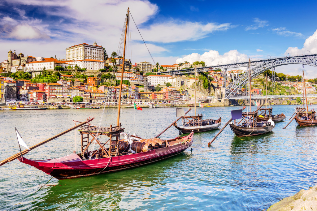 Douro River, Porto, Portugal jigsaw puzzle in Bridges puzzles on TheJigsawPuzzles.com