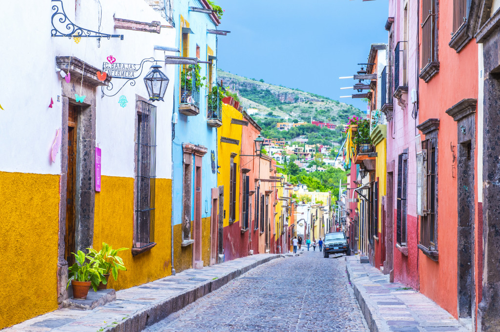 San Miguel de Allende, Mexico jigsaw puzzle in Street View puzzles on TheJigsawPuzzles.com