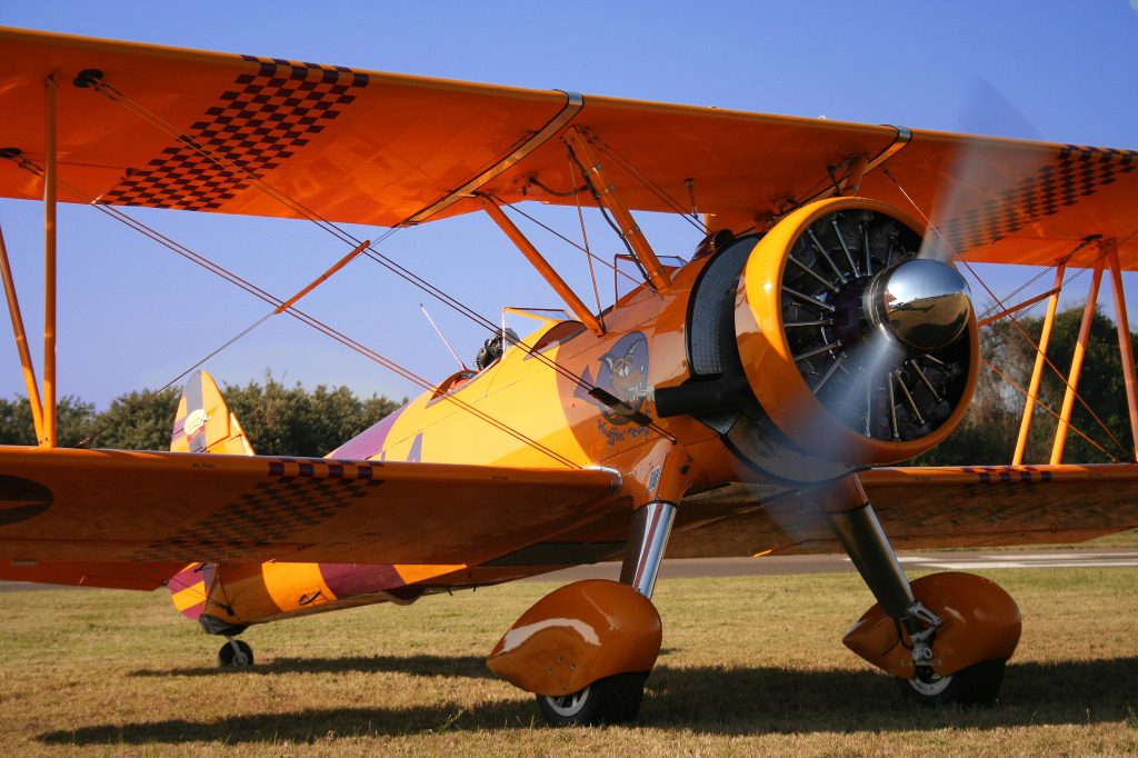 Boeing Stearman jigsaw puzzle in Aviation puzzles on TheJigsawPuzzles.com