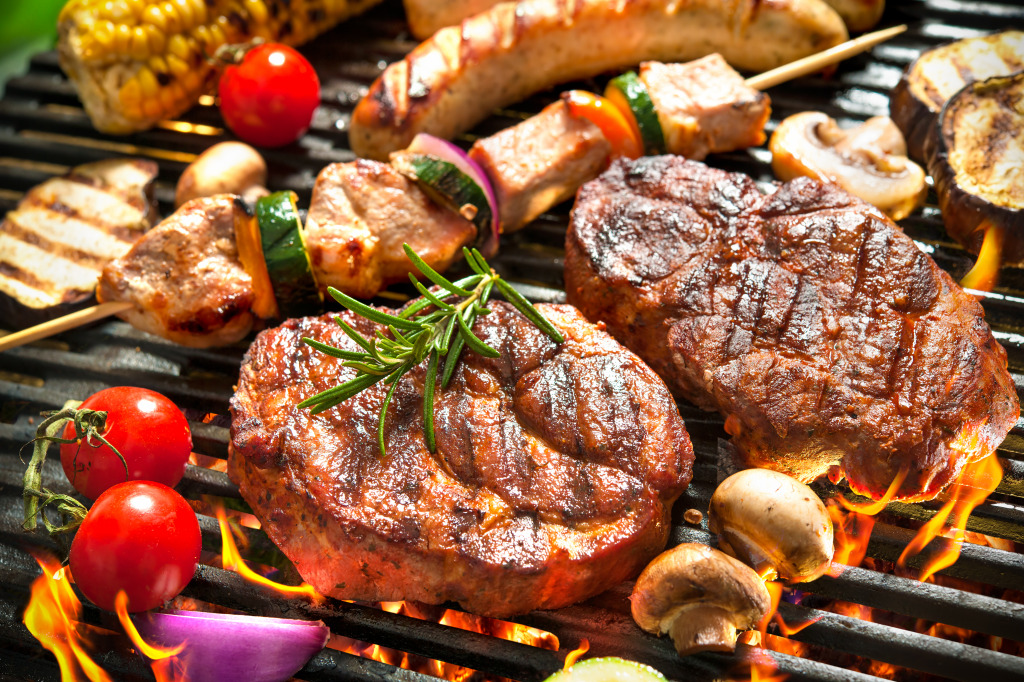 From the Grill jigsaw puzzle in Food & Bakery puzzles on TheJigsawPuzzles.com