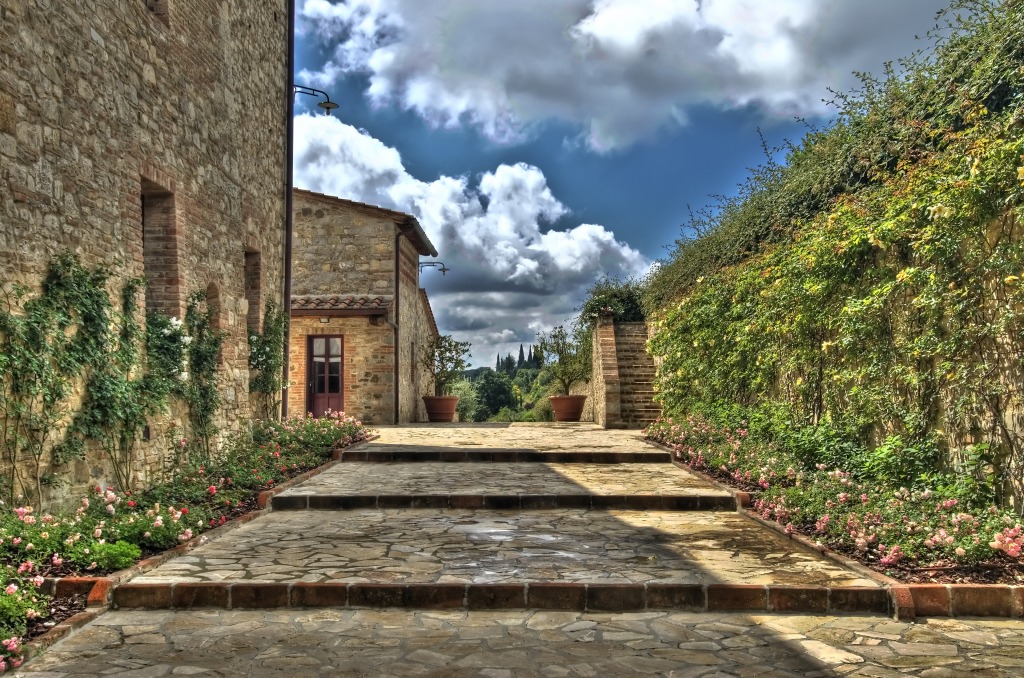 Le Fontanelle, Tuscany jigsaw puzzle in Street View puzzles on TheJigsawPuzzles.com