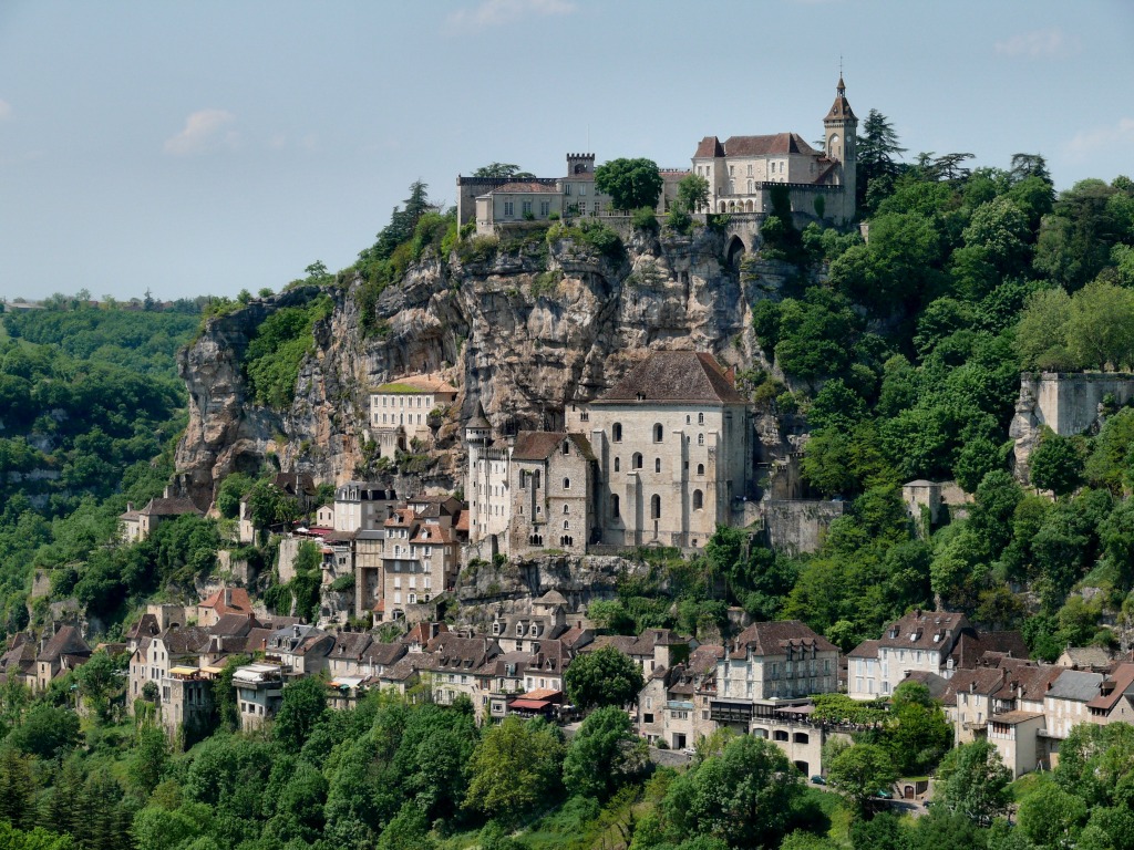 Rocamadour Village, France jigsaw puzzle in Street View puzzles on TheJigsawPuzzles.com