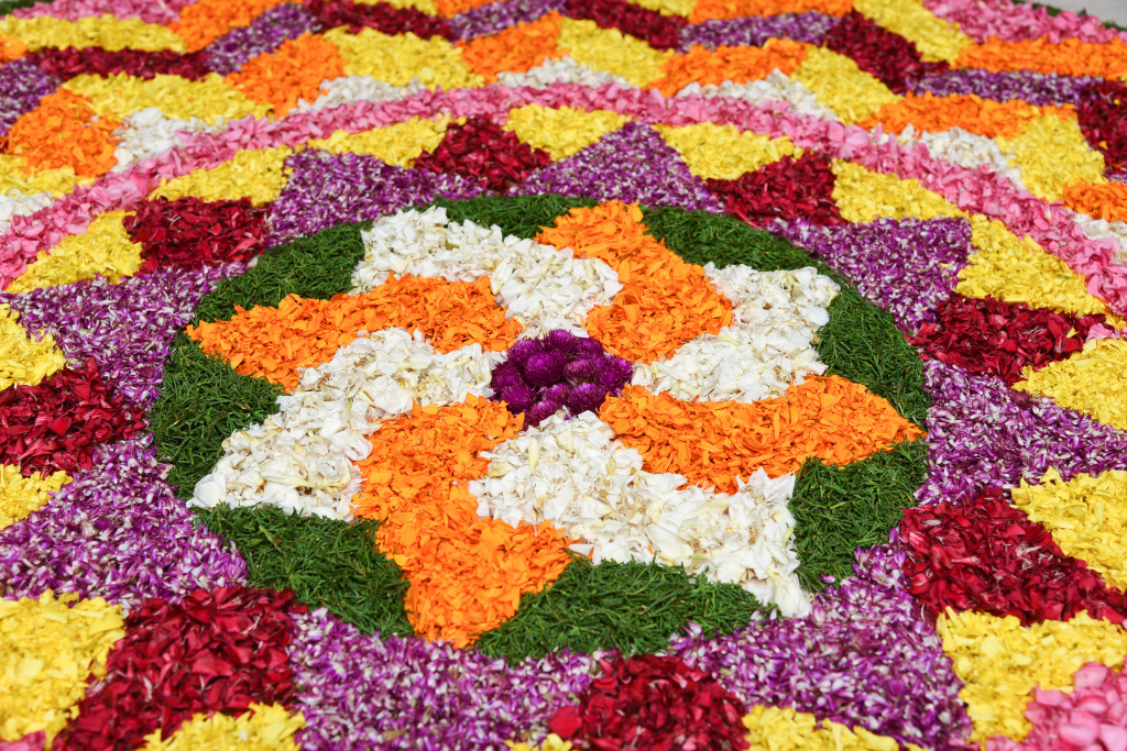 National Festival of Kerala, India jigsaw puzzle in Flowers puzzles on TheJigsawPuzzles.com