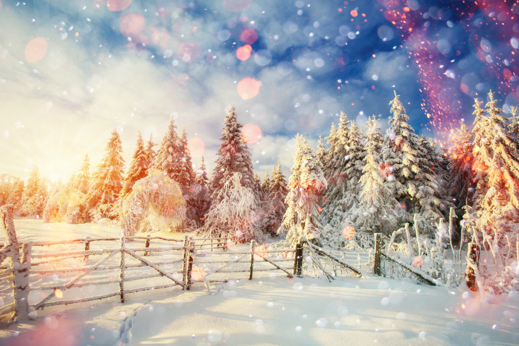 Winter Landscape jigsaw puzzle in Great Sightings puzzles on TheJigsawPuzzles.com