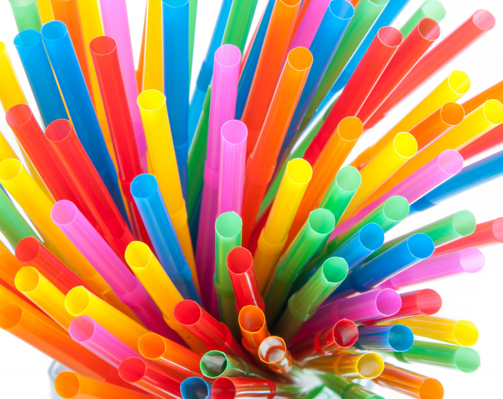 Colorful Straws jigsaw puzzle in Macro puzzles on TheJigsawPuzzles.com