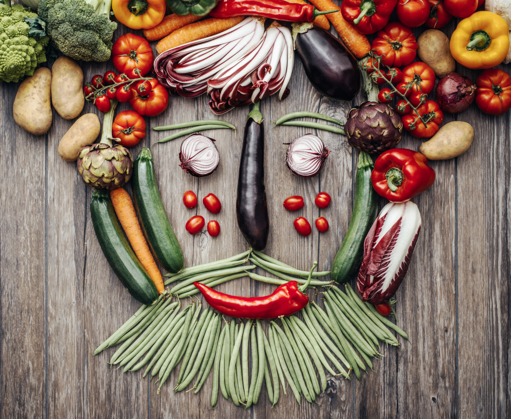 Smiling Face jigsaw puzzle in Fruits & Veggies puzzles on TheJigsawPuzzles.com