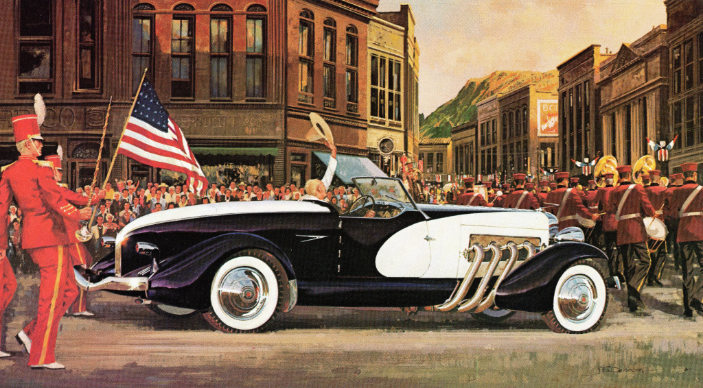 1933 Duesenberg SJ Boattail Speedster jigsaw puzzle in Cars & Bikes puzzles on TheJigsawPuzzles.com