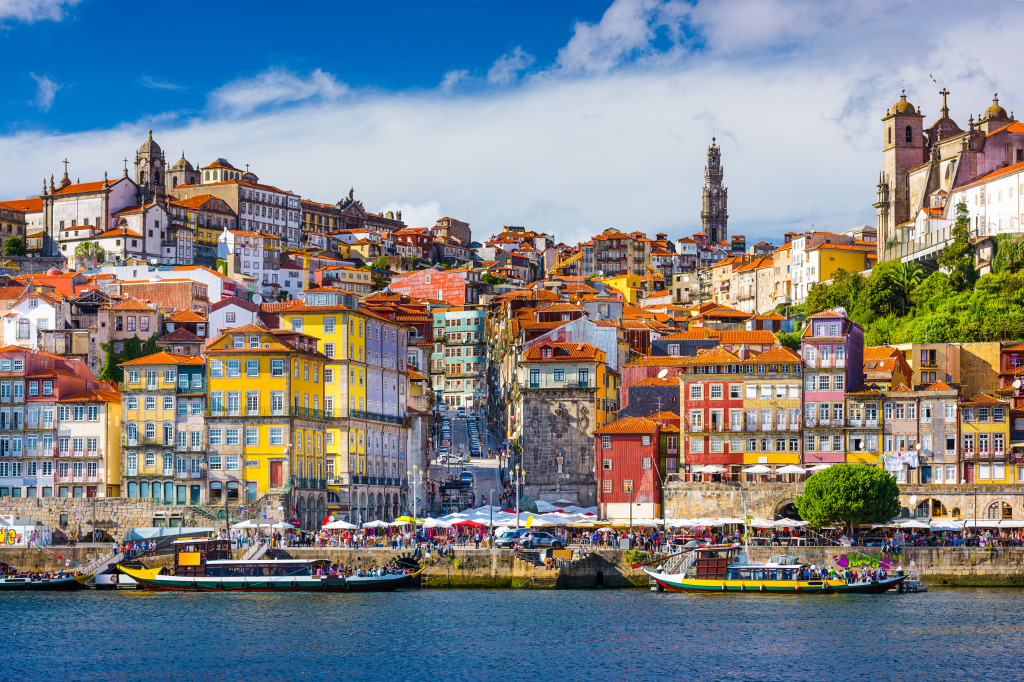 Porto, Portugal Old Town jigsaw puzzle in Street View puzzles on TheJigsawPuzzles.com