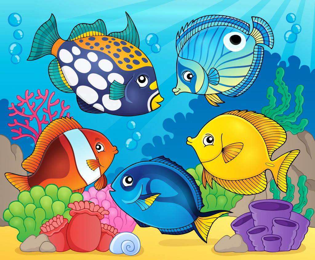 Coral Reef jigsaw puzzle in Under the Sea puzzles on TheJigsawPuzzles.com