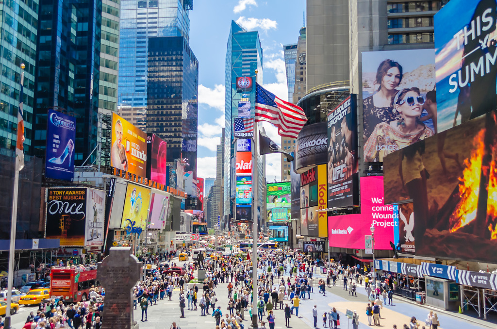 Times Square, New York City jigsaw puzzle in Street View puzzles on TheJigsawPuzzles.com