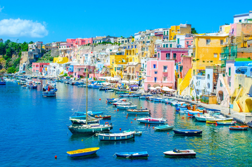 Italian Island Procida jigsaw puzzle in Puzzle of the Day puzzles on TheJigsawPuzzles.com