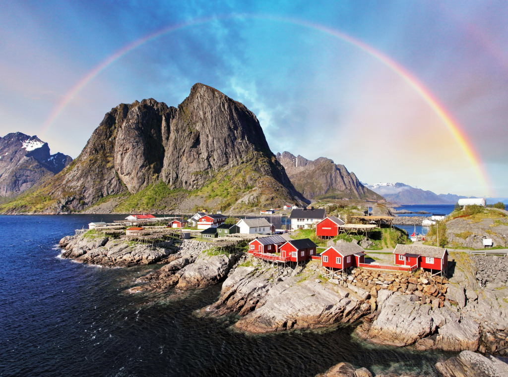 Reine, Lofoten Islands, Norway jigsaw puzzle in Great Sightings puzzles on TheJigsawPuzzles.com