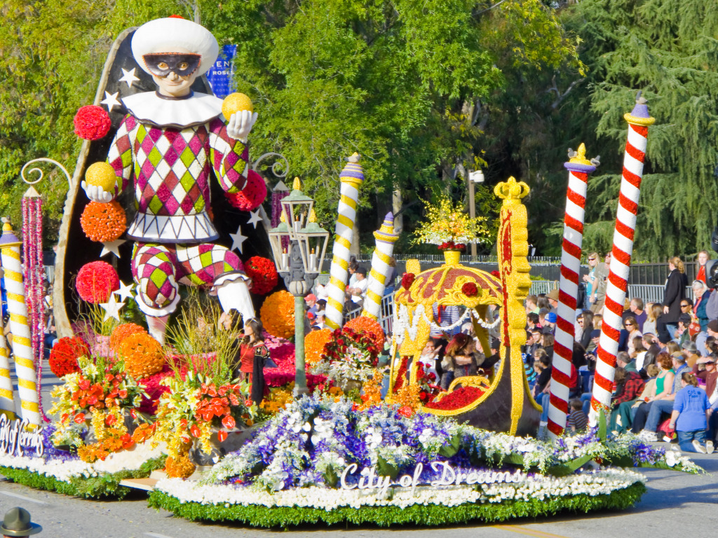Tournament of Roses Parade in Pasadena jigsaw puzzle in Flowers puzzles on TheJigsawPuzzles.com