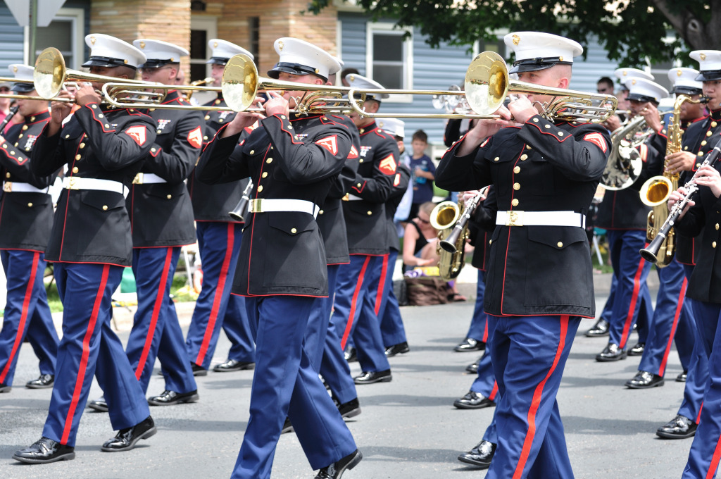 Osseo Marching Band Festival jigsaw puzzle in People puzzles on TheJigsawPuzzles.com